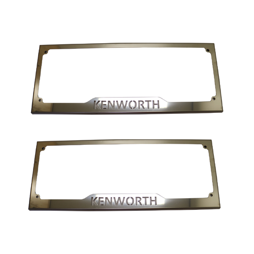 Kenworth Number/License Plate Surround Kit Standard Design  (2 x N60-KW-1000)