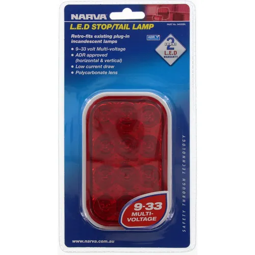NARVA 9-33 Volt Model 45 LED Rear Stop/Tail Lamp 94532BL