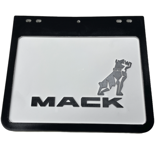 Mack Ute Black Border With White Mudflap 10"x12" AM97281012M1MK1
