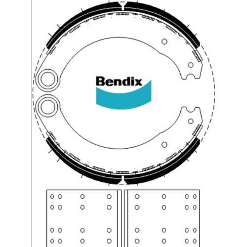 Bendix Shoe Kit 4515 B4515PTQCK-B