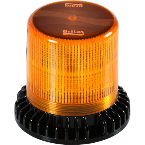 Britax LED Beacon Amber 2500 Lumens 6x10W 10-30v 3-Bolt Mount 123x132mm IP67 BF600-00 