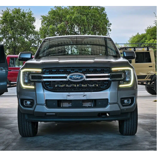 UltraVision Next-Gen Ranger Ford Next-Gen Ranger Light Bar Behind Grille Kit 2 x Raptor 165W Lightbars BGLB-FR165DUAL-K1T