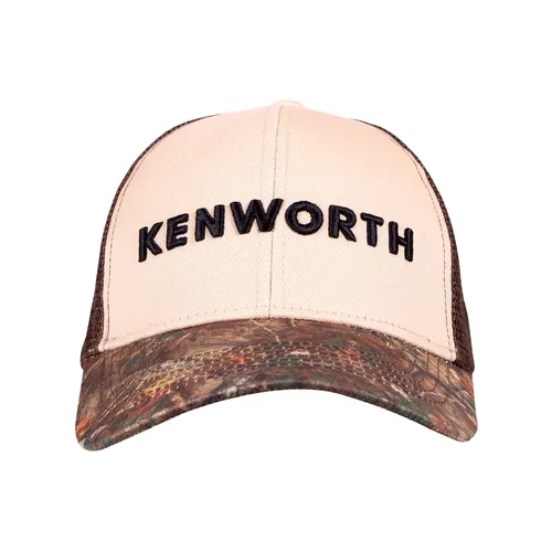 Genuine Kenworth Wordmark Camo Trucker Cap C-KEN1091