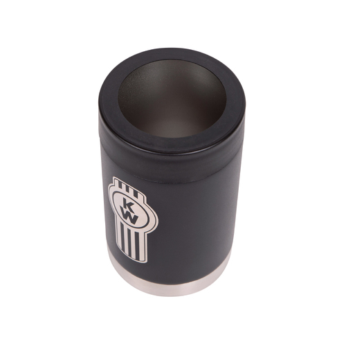 Kenworth Stainless Steel Insulated Can Cooler in Black C-KEN1098