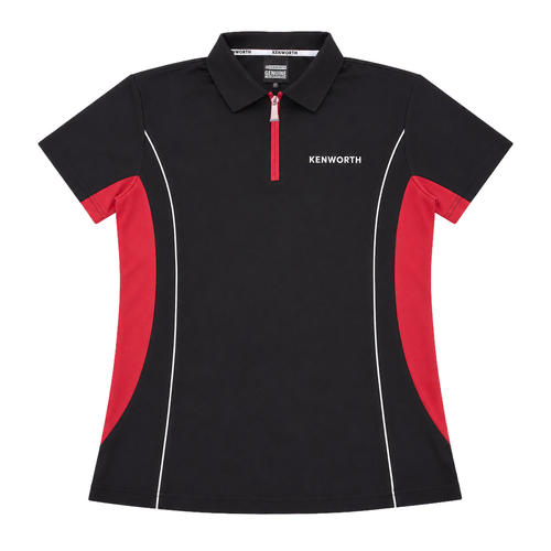Genuine Kenworth Short Sleeve Contrast Polo Size Large C-KEN1143-L