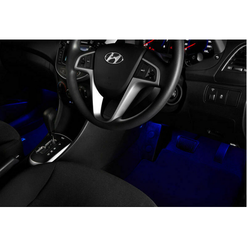 New Hyundai GD GD2 GD3 i30 Interior Floor Blue Light LED Assembly + Fitting Kit