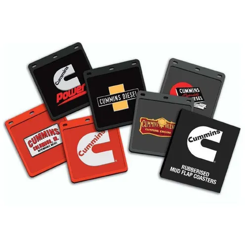 Cummins Rubberised Mud Flap Coasters CM6MUDCOAST