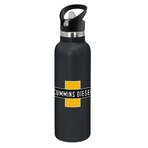 Cummins Diesel 650ml Vacuum Bottle Powder Coated CMDIESVACBOT