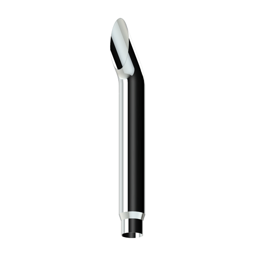Aussie Curve Exhaust Stack 6” OD > 5” OD - Plain Inlet 48" (1220mm) High 