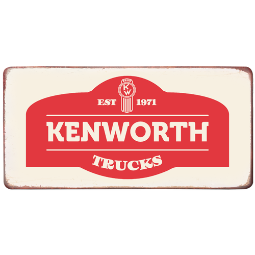 Genuine Kenworth Retro Metal Sign GB-KEN1122
