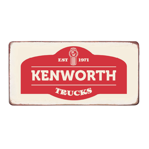 Genuine Kenworth Retro Metal Sign GB-KEN1122