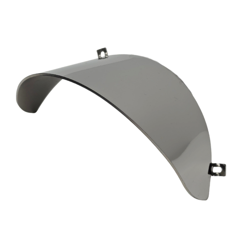 Kenworth Stainless Droopy Headlight Visor Pair HLV-DR0P