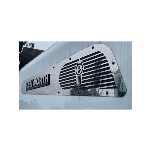 Kenworth Bonnet Stainless Backing LH Side K137-308 (Does not include the Kenworth Lettering Badge)