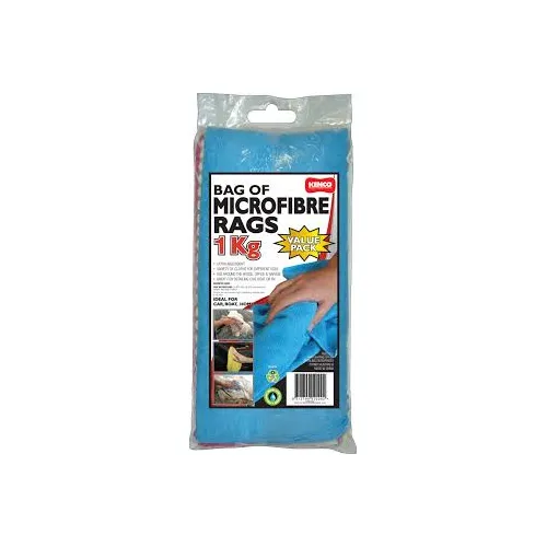 Kenco Bag of Microfibre Rags 1KG KMR1G