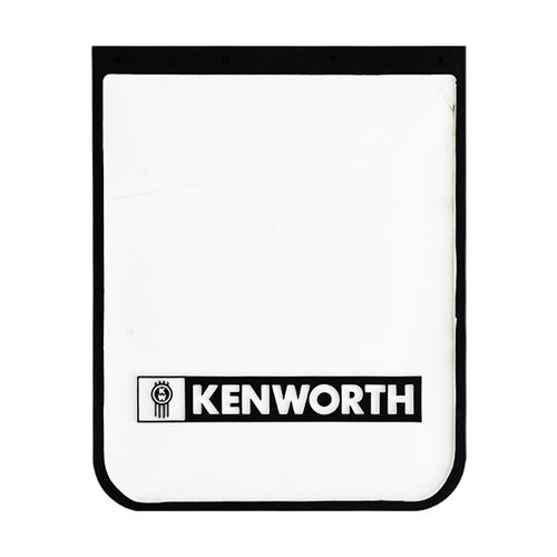 Kenworth Mudflap Black/White 60" x 76"
