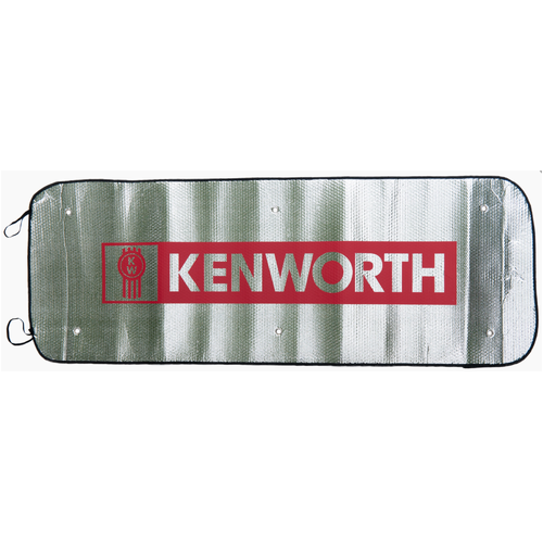 GENUINE KENWORTH Windscreen sunshade large to suit Cab over models 2600mm x 700mm. Part No KWSUNSHADE01