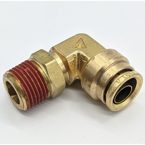 12mm Push To Connect Elbow To 3/8 Thread  MAQ69-D0TS-12X6