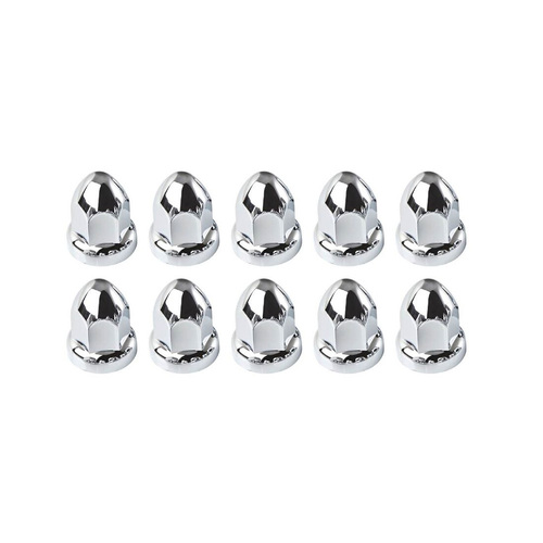 Chrome Nut Cover 33mm Pointed