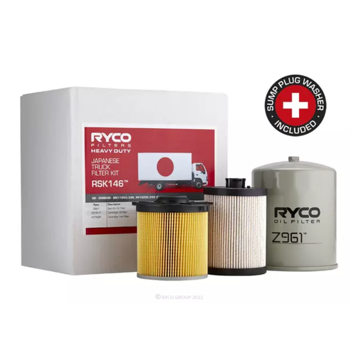 Ryco Filter Kit RSK146 Equivalent To UD 99999FK034