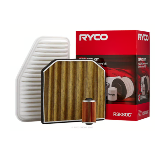 RSK80C Ryco Service Kit Suits HOLDEN Commodore VE Series (LE0 Engine) 08/2006 - 04/2013