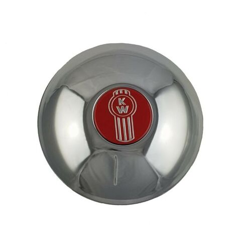 HUBCAP-CHROME,8 5/8" FRONT KW LOGO RT1209-KWA