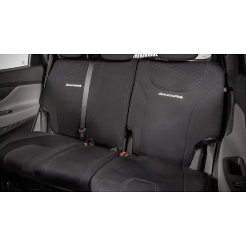 Genuine Hyundai Santa Fe Neoprene Rear Seat Covers 2018 Onwards
