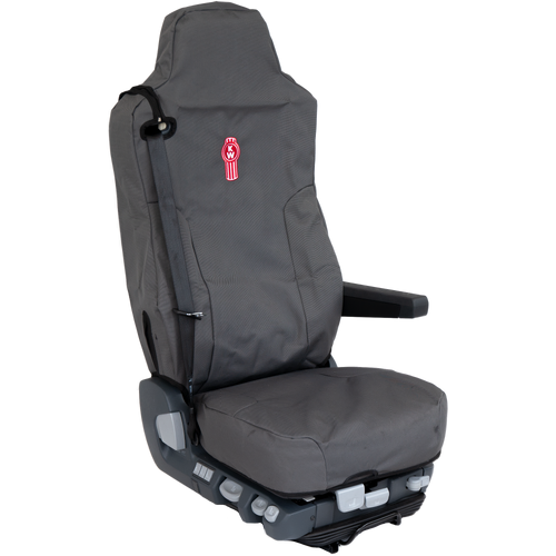 Genuine Kenworth Grey Canvas Suits ISRI 6860/870 Drivers Seat SK1SR16860BRCA