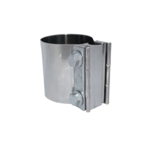 STAINLESS POLISHED BUTT JOINT CLAMP TCB500SS 5" (127mm)