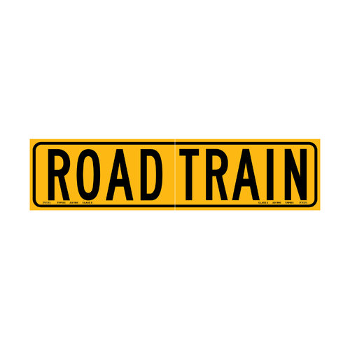 TRP Road Train 2 Piece Decal 510mm x 250mm each (sold as pair) TRP005-D 