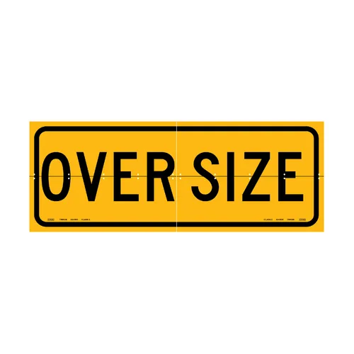 TRP Parts Over Size Hinged 2 Piece Metal Signs 600mm x 450mm each (sold as pair) TRP008-HA