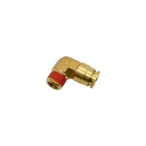 Push To Connect 3/8 to Threaded 3/8" Brass Elbow Fitting  VS169PTC-6-6