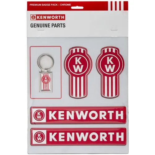 Genuine Kenworth Premium Chrome Badge Pack Z53-KW-1003